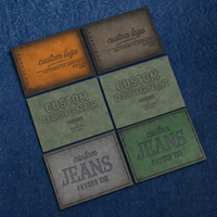 Patch en cuir personnalisé avec logo, gravé au laser en PU, embossé, rond ou rectangulaire de 3 pouces, pour chapeaux, sacs, vêtements, fabrication OEM sur mesure, vente en gros