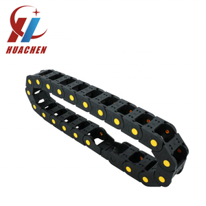 Corrente de Arraste Semi Fechada Pequena com Raio de Curvatura R28 R38 R48 R75 com Abertura Lateral Corrente de Nylon Série 15 - Product Image 1