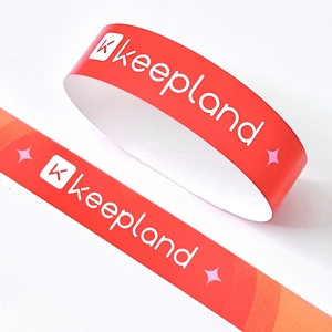Bracelets en papier jetables personnalisables pour les lieux <span class=keywords><strong>de</strong></span> divertissement Nouveaux billets <span class=keywords><strong>de</strong></span> parc avec matériaux importés Bracelets promotionnels - Product Image 1