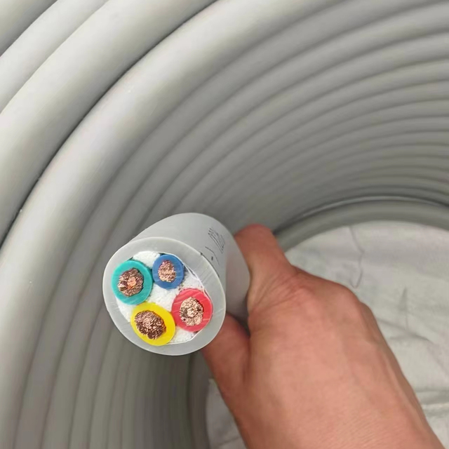 Flexible Outdoor Waterproof Stranded Copper Core PVC Electrical Wires Cable 0.5-50mm Underground Marine Submersible Pump Cable