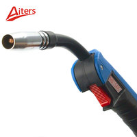 Tête de torche de soudage MIG 15AK MB15AK refroidie par air 180A CO2 150A Gaz mixte Col de cygne Pièce de rechange pour pistolet Euro MIG MAG Vente en gros
