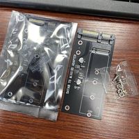 M.2 SSD ke SATA 3.0 kartu adaptor 6Gbps, untuk NGFF ke SATA 22PIN konverter untuk M.2 KEY-B 2230-2280 kartu ekspansi untuk PC Desktop