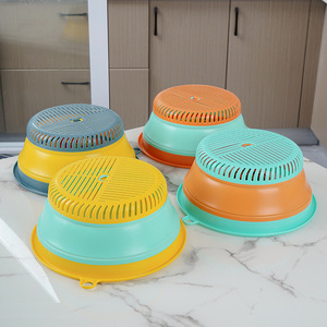 Couverture alimentaire pliable pour la maison, couverture de table ronde en plastique anti-insectes, anti-mouches, pour pique-nique, réutilisable, de qualité alimentaire, anti-poussière - Product Image 3