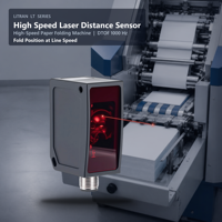 Sensor Laser Pengukur Jarak Lipatan Kertas LR-TB5000 DTOF 1000Hz RS485 Per Posisi Lipatan dengan Kecepatan Garis Sesuai Pesanan Produsen