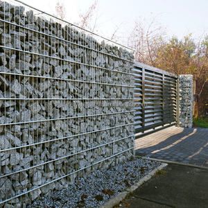 Mur de gabion 50x50 Mesh 4mm Wire Dia Low Price Diy Garden Fence Gabion Wall 200x200x40 à vendre - Product Image 4