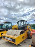 Compacteur vibrant Caterpillar S683E d'occasion, monocylindre, moteur diesel, 18-20 tonnes, modèle 2023, 332KN, Exciting 30%