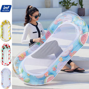 Cama Flotante Inflable Kelukeya para Adultos, Anillo Grueso de Malla, Flotador de Piscina Unisex de PVC - Product Image 5