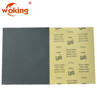 Papier abrasif en oxyde d'aluminium/carbure de silicium, grain 80, vente en gros, chinois, 10 pièces