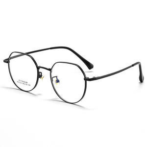 Monture de lunettes ovale en titane Muinatit K61008, légère, monture complète, verres en résine, unisexe, origine Danyang - Product Image 2