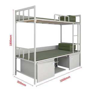 Cama litera combinada Yinghuang con escritorio, silla y armario 2000*900*1800 para dormitorio o uso escolar - Product Image 3