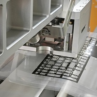 Poinçonneuse à double tête à alimentation par rouleau pour panneaux de moniteurs de glycémie médicaux, capteurs tactiles automobiles et cartes de circuits imprimés flexibles FPC
