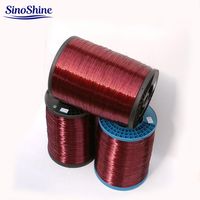 Kawat Tembaga Padat Berlapis Enamel Lacquer Kelas Suhu 130 B dengan Isolasi PE untuk Aplikasi Peralatan Listrik