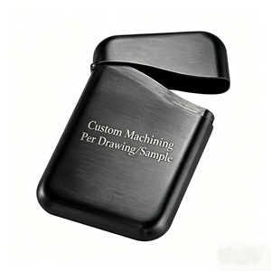Servicio de Fabricación Personalizada de Cajas para Cigarrillos, Estuche Metálico con Tapa Abatible para Almacenamiento de Tabaco - Product Image 1