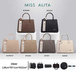 Sac à main pour femme en cuir PU, sac fourre-tout en gros, prêt à être expédié, directement de l'usine MISS ALITA - Product Image 2