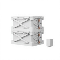 Boîte à fourmis rectangulaire en plastique pliable, armoire de rangement sous vide, anti-moisissure, étanche à l'humidité, grande capacité