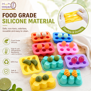 <span class=keywords><strong>Stampo</strong></span> <span class=keywords><strong>in</strong></span> <span class=keywords><strong>Silicone</strong></span> 3D a Forma di Frutta TANGBA per Gelato e Mousse, Certificato FDA, Riutilizzabile, Colore Personalizzabile, OEM ODM, Vendita all'Ingrosso - Product Image 6