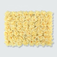 Mur de fleurs artificielles en soie en gros pour mariages, panneaux muraux de fleurs d'hortensia artificielles, accessoires de décoration pour vitrines de centres commerciaux