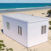 Maisons préfabriquées en conteneurs clés en main UPS New Tech 2025, conteneur maritime de 40 pieds, cadre de maison capsule, cuisine, salle de bain pour villa