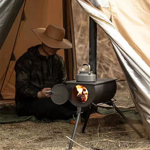 Estufa de Leña Extra Grande para Acampar, Calentador de Tienda de Campaña, Estufa de Leña para Cocinar - Product Image 5