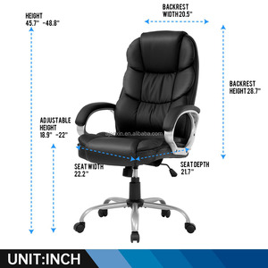 <span class=keywords><strong>Chaise</strong></span> <span class=keywords><strong>de</strong></span> <span class=keywords><strong>bureau</strong></span> pivotante en cuir à dossier haut, massage inclinable, <span class=keywords><strong>chaise</strong></span> <span class=keywords><strong>de</strong></span> <span class=keywords><strong>bureau</strong></span> ergonomique avec roulette - Product Image 3