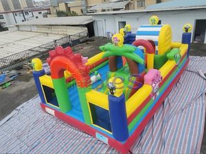 Château de trampoline Super Wings prix direct d'usine avec toboggan lit rebondissant familial pour enfants publicité fête en plein air - Product Image 3