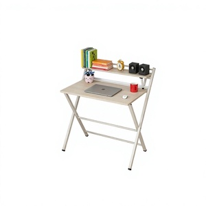 Escritorio de Oficina Moderno Convertible de Metal con Diseño de Paneles y Almacenamiento - Estante para Uso Infantil y Ejecutivo - Product Image 4