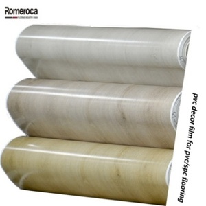 Romeroca Nouveau Film Pvc Grain De Bois Décor Pvc Décoration Film De Stratification <span class=keywords><strong>pour</strong></span> La Production De Plancher Spc - Product Image 4