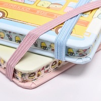 Journal personnalisé avec impression A5 A6 A7, fournitures de bureau personnalisées, carnet à couverture rigide simple et mignonne avec bande élastique