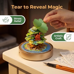 Lámpara <span class=keywords><strong>de</strong></span> Noche <span class=keywords><strong>de</strong></span> Papel 3D con Diseño <span class=keywords><strong>de</strong></span> Casa en el Árbol, Recuerdo DIY <span class=keywords><strong>de</strong></span> Primera Calidad - Product Image 4