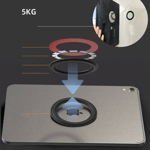 Ensemble d'anneaux magnétiques 2 <span class=keywords><strong>en</strong></span> 1 pour iPad Pro Air Tab Pad, autocollant magnétique, support mural pour tablette, étui magnétique pour tablette iPad - Product Image 5