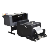 Máquina de impresión de camisetas por transferencia térmica, impresora de película de 30 Cm con cabezal F1080, doble plóter, Dtf