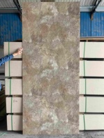 Panel de Pared de PVC con Efecto Mármol, Ligero, Fácil de Instalar, de 3mm, Clásico, Ecológico, con Protección UV, para Paredes Interiores de Baños y Hogares