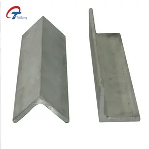 Material de construcción Ángulo acero ASTM A36 a53 Q235 Q345 carbono igual ángulo acero galvanizado hierro L forma barra angular de acero suave