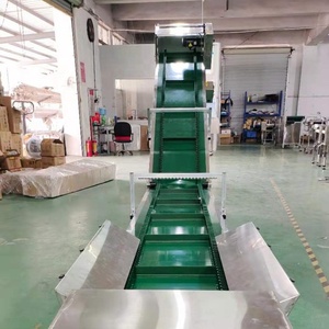 Transportador de cinta automático tipo Z con tolva, elevador de cubo inclinado OEM, sistema de cinta transportadora de elevación, transportador de falda - Product Image 3