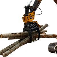 Seahawk Vente directe usine Grappin hydraulique multi-dents robuste en acier pour excavatrice, pour déchets métalliques et déchets de carrosserie, avec moteur