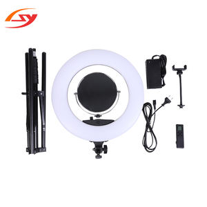 SY-3161II di alta qualità 18 pollici fotografia Led cerchio anello di luce <span class=keywords><strong>per</strong></span> Make up Video Live Youtuber anello LED luce con treppiede - Product Image 5