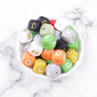 Ensemble de 26 jouets à mâcher pour bébés de 0 à 24 mois, accessoires de chaîne de sucette DIY avec perles en silicone de 12 mm