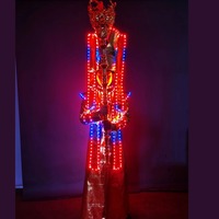 Новые светящиеся костюмы и шлемы для интерактивных выступлений на сцене в барах, ночных клубах, дискотеках, а также реквизит для создания атмосферы Хэллоуина