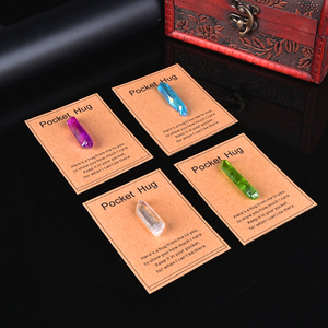 หินคริสตัลธรรมชาติแบบขายส่ง หินพกพาพร้อมการ์ดสำหรับตกแต่ง - Product Image 6