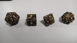 2025 Tùy Chỉnh Dungeons Và Dragons RPG Kim Loại <span class=keywords><strong>Dice</strong></span> Set Kẽm Hợp Kim Đa Diện Lăn Xúc Xắc Cho Dnd RPG Nhà Máy Bán Buôn - Product Image 4