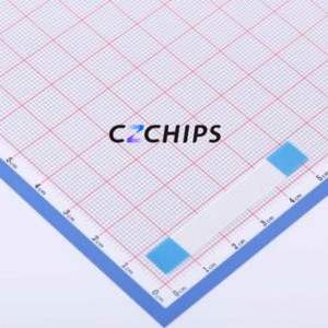 JS10A-06P-050-4-8 FFC Cable (Flexible Flat Cable) P=1mm Connector 6P 1mm 0.3mm Non-Inverting - Product Image 2