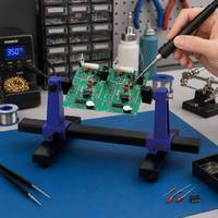 Support de carte de circuit imprimé professionnel en fer et ABS, rotatif à 360 degrés, réglable, pour soudure et dessoudure
