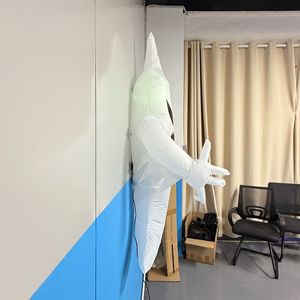 Decoración Navideña Inflable para Ventana del Fabricante, Fantasma Blanco que se Suciona la Ventana, con Luces de Colores para <span class=keywords><strong>Halloween</strong></span> - Product Image 3