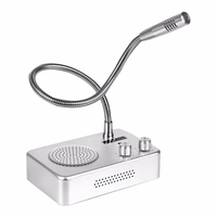 Haut-parleur haute puissance, haut-parleur de microphone pour fenêtre de guichet, interphone bidirectionnel pour banque, hôpital, entreprise, bureau.