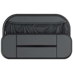 Neue PU-Leder Auto-Aufbewahrungstasche Kopfstützen-Organizer Universelle Deko-Aufbewahrungsbox Getränkehalter Taschentuchbox für Rücksitz - Product Image 6
