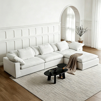 Großhandel Cloud-Sofa mit Holzrahmen Zeitgenössisches Luxus-Modulares Ecksofa für Wohnzimmer Hotel Apartment Villa