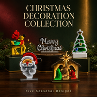Enseigne lumineuse LED autoportante personnalisée en forme de sapin de Noël, décoration colorée pour les fêtes, affichage pour centre commercial, vitrine de magasin, événement