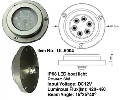 Hot bán không thấm nước IP68 thép không gỉ dưới nước đèn 6 Wát đài phun nước <span class=keywords><strong>LED</strong></span> hồ bơi ánh sáng chất lượng tốt bơi boong chiếu sáng - Product Image 3