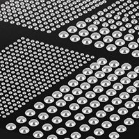 Autocollants de pierres précieuses autocollants 973 pièces, bijoux pour loisirs créatifs, strass 3/4/5/6 mm pour maquillage visage et corps pour enfants et adultes
