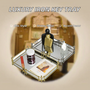 Vase de table en métal artisanal de luxe moderne pour salon, élégant rangement à domicile, base en métal, ornements décoratifs, entrée - Product Image 2